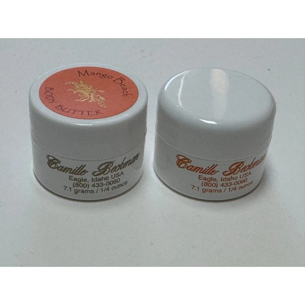 Camille Beckman Mango Beach Body Butter & Glycerine Hand Therapy- 0.25 oz Each